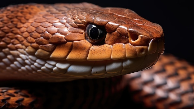 Deadly eastern brown snake