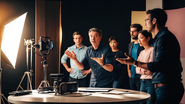 Deaf Photographer in Studio