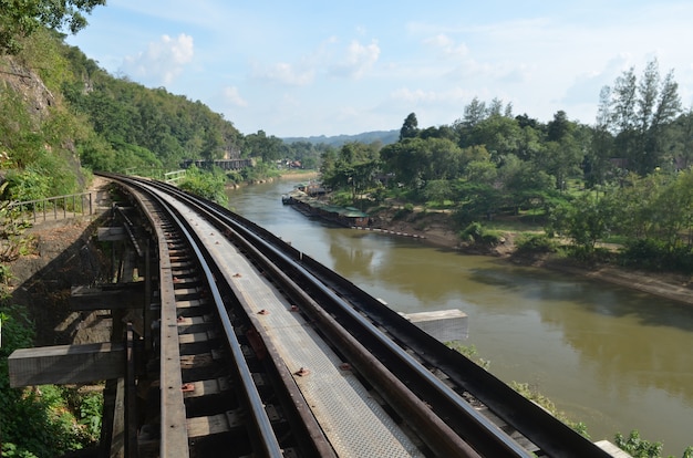 Death Railway in Kanchanaburi, Thailand