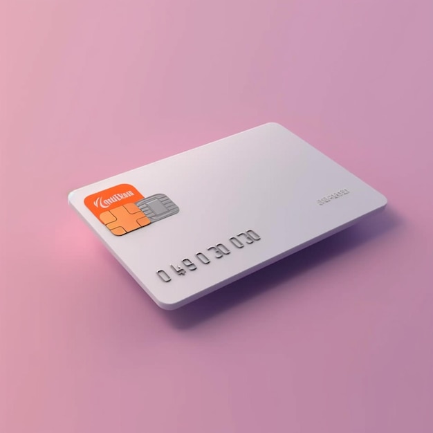 Debit card for saving money or payment AI Generated