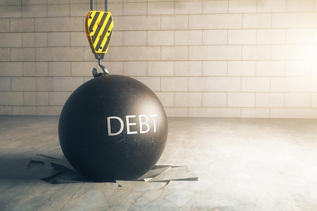 Debt concept