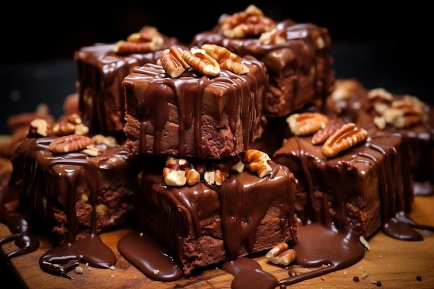 Decadent Brownie Squares sweet healthy snacksmithai delicious food