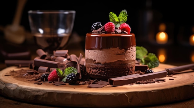 Decadent creamy and full of chocolate flavor this Chocolate Mousse