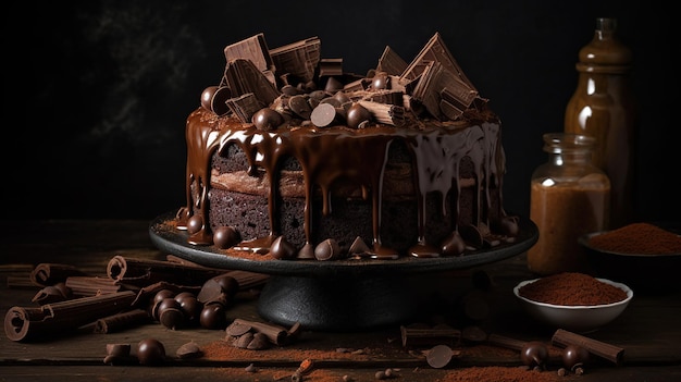 Decadent and Tempting Dark and Rich Colors of Irresistible Chocolate Delights