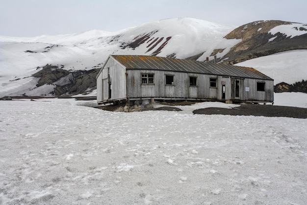 Deception Island in Antarctica