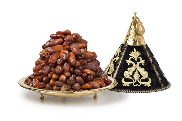 Decoration tajine with dates