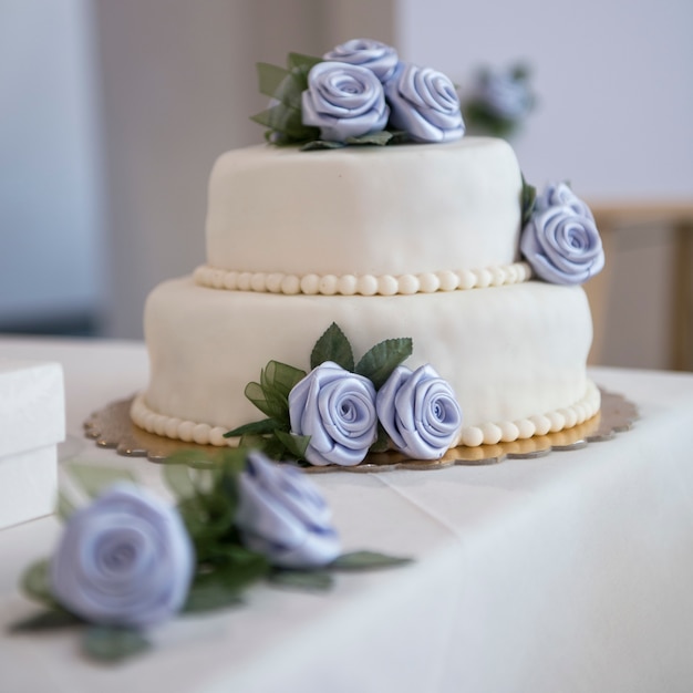 Decoration on a wedding table