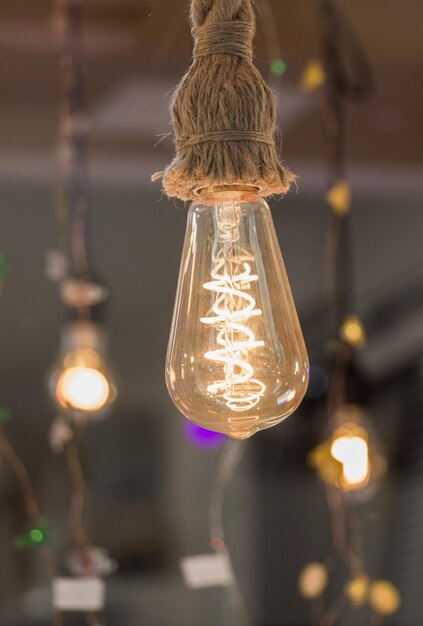 Decorative antique edison style light bulbs