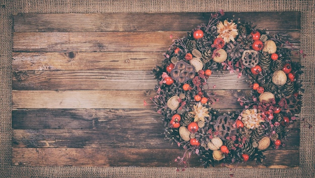 Decorative Christmas wreath