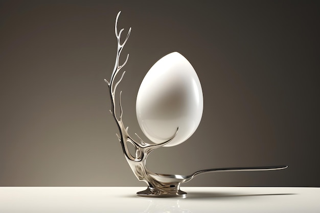 decorative and designer stand and egg rack art in the food industry