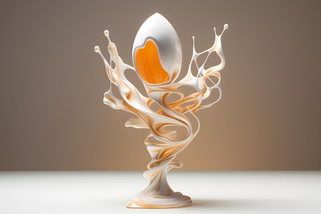 decorative and designer stand and egg rack art in the food industry