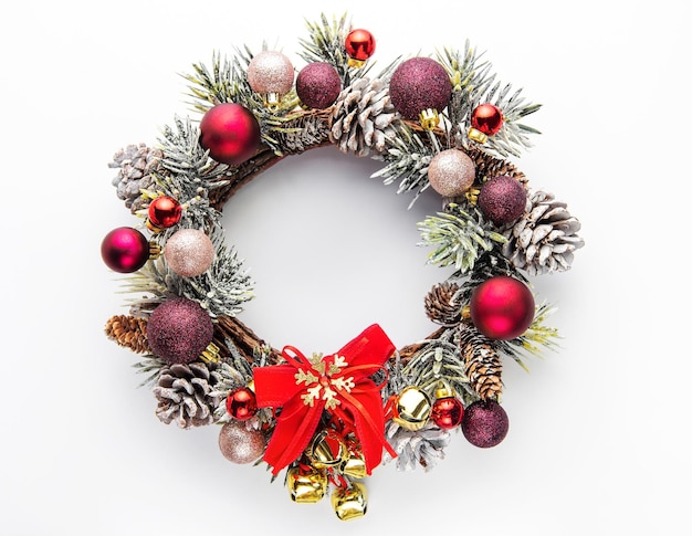 Decorative festive Christmas wreath