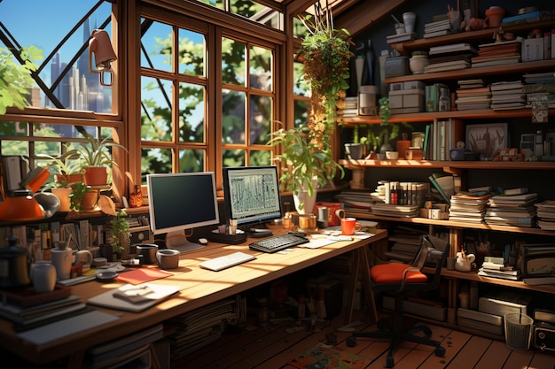 decorative office at home