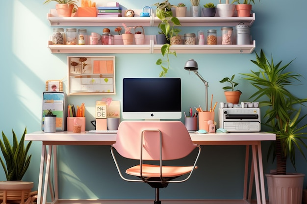 decorative office at home