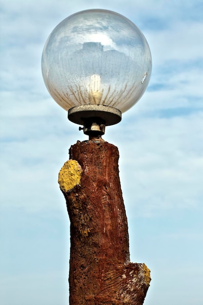 A Decorative Outdoor Street Lamp Details Photo