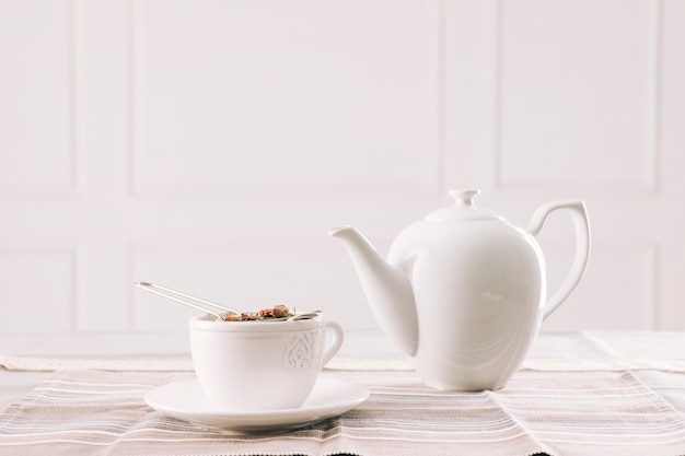 Decorative tea still life