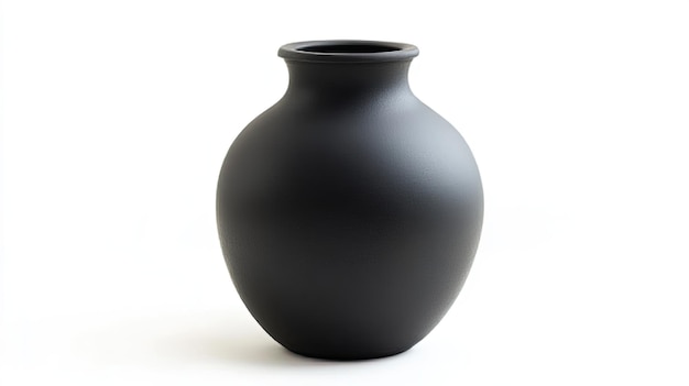 Decorative vase on the white background