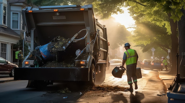 The dedication of garbage collection truck workers