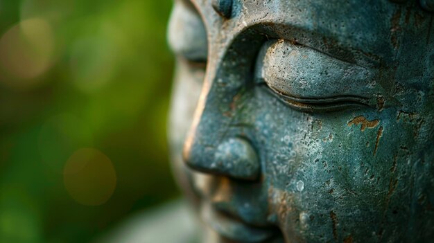 Deep breaths and a relaxed posture suggest a sense of mindfulness and inner calm