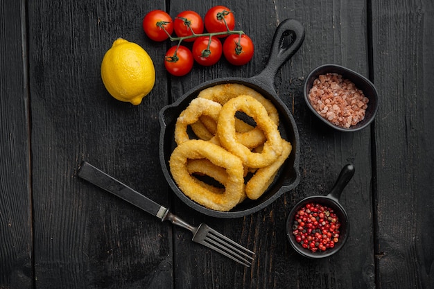 Deep Fried Calamari or onion Rings 