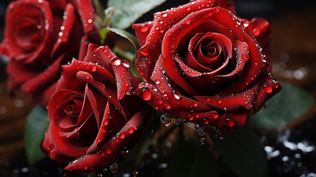 deep red rose