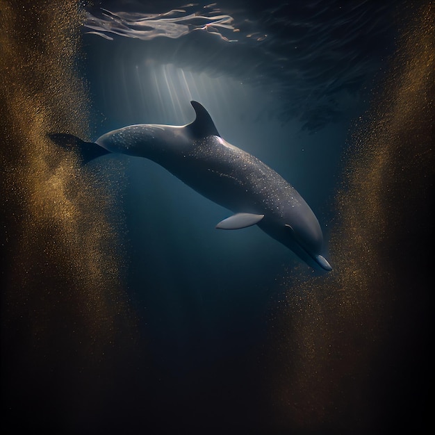 Deep Sea Dolphin wide Range Photography