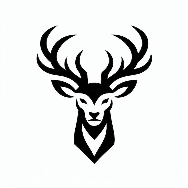 deer head logu design