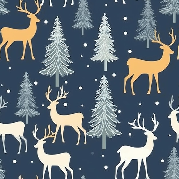 deer pattern background