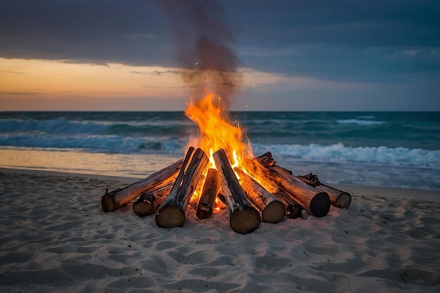 Default Beach bonfire setup