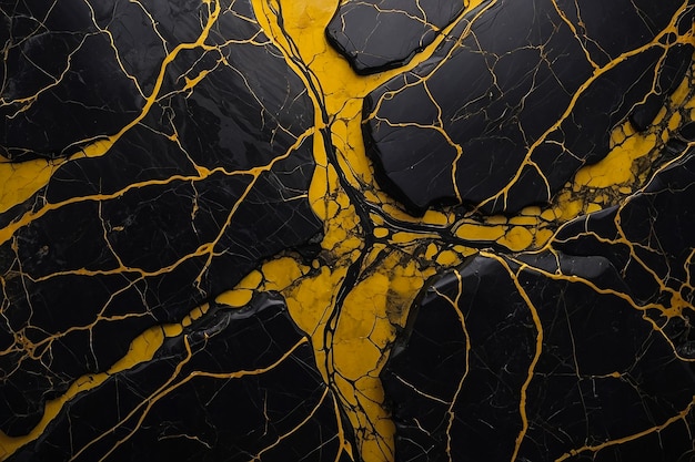 Default black marble background with yellow veins