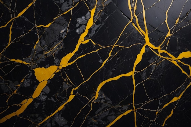 Default black marble background with yellow veins