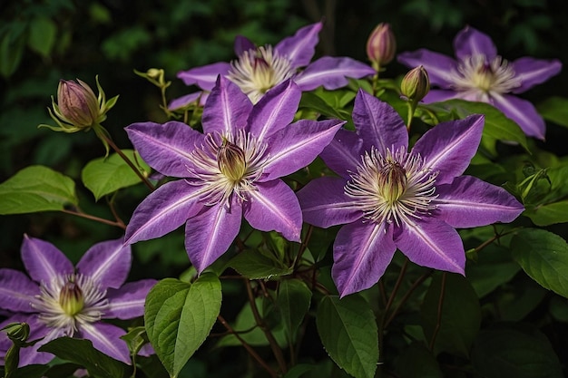 Default Clematis flowers