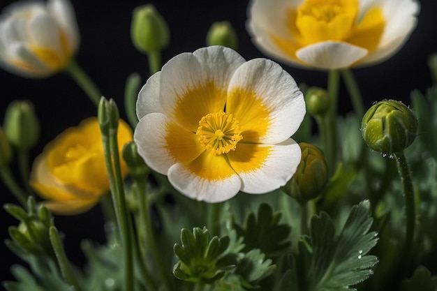 Default Closeup of a blooming buttercup