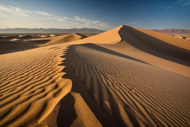 Default Desert landscape with sand dunes