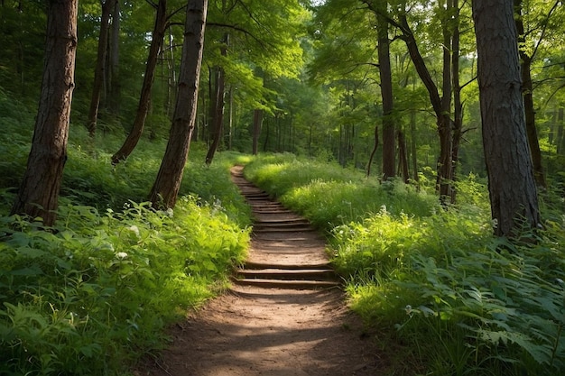 Default Forest path in summer