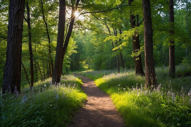 Default Forest path in summer