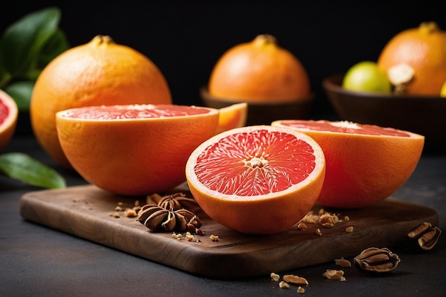 Default Grapefruit segments with a hint of nutmeg