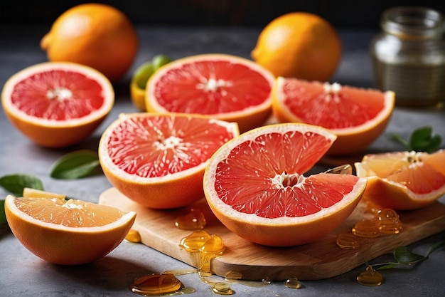 Default Grapefruit wedges with honey