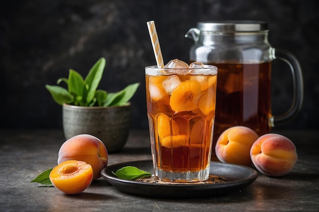 Default Iced apricot tea