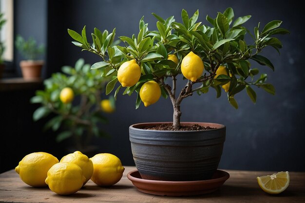 Default Lemon tree in a pot