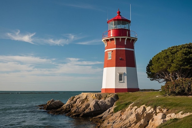 Default Light house on a sunny day