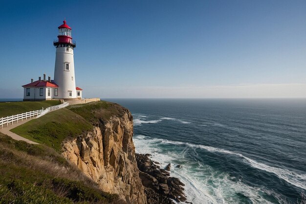 Default Lighthouse on a cliff