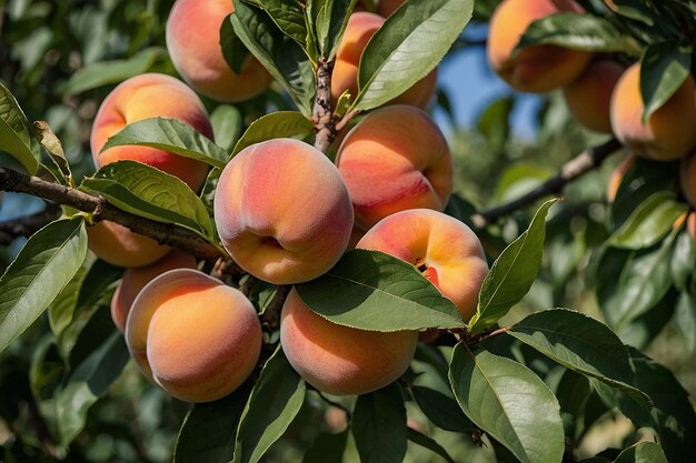 Default Peaches on a tree