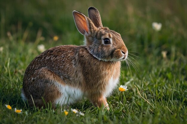 Default Rabbit in a meadow