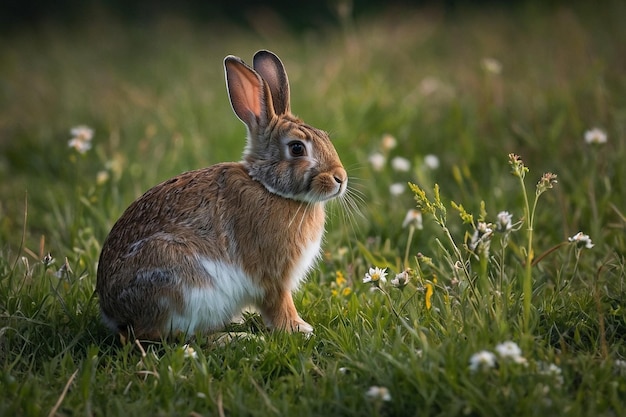 Default Rabbit in a meadow