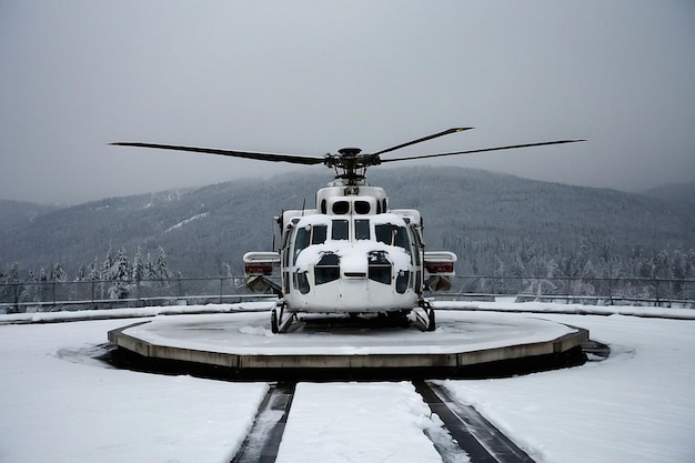 Default Snowcovered helipad