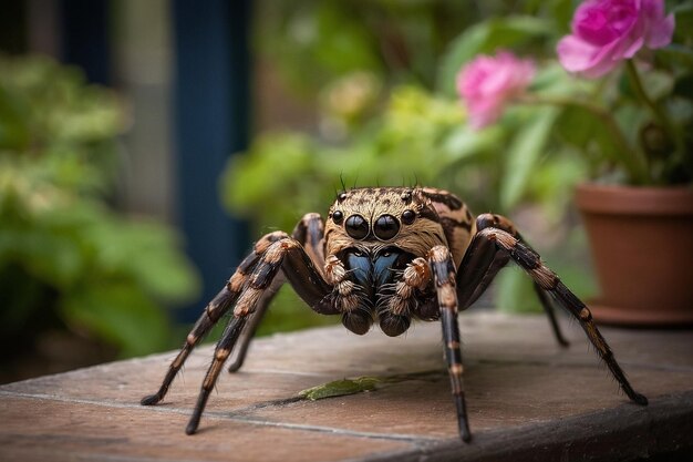 Default Spider on a garden archway