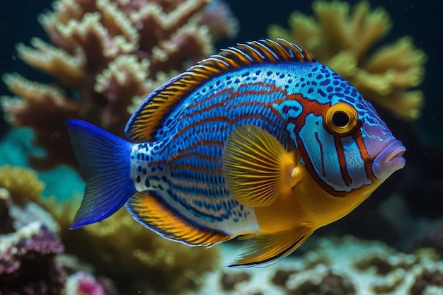 Default Vibrant tropical fish