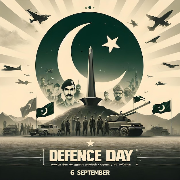 Photo defence day poster