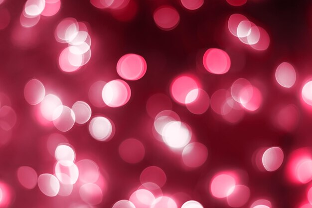 Defocused abstract bokeh background magenta color flare from lights monochrome blurred round